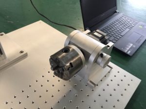 rotary device of fiber laser marking 