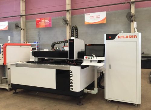 The burned edge-Fiber laser cutting machine