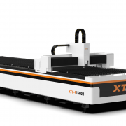 Fiber laser cutting machine.